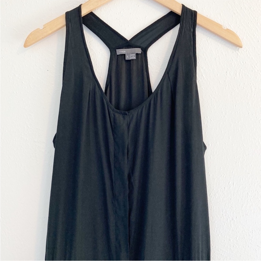 Vince Silk Blend Racer Back Jumpsuit - Picture 6 of 13